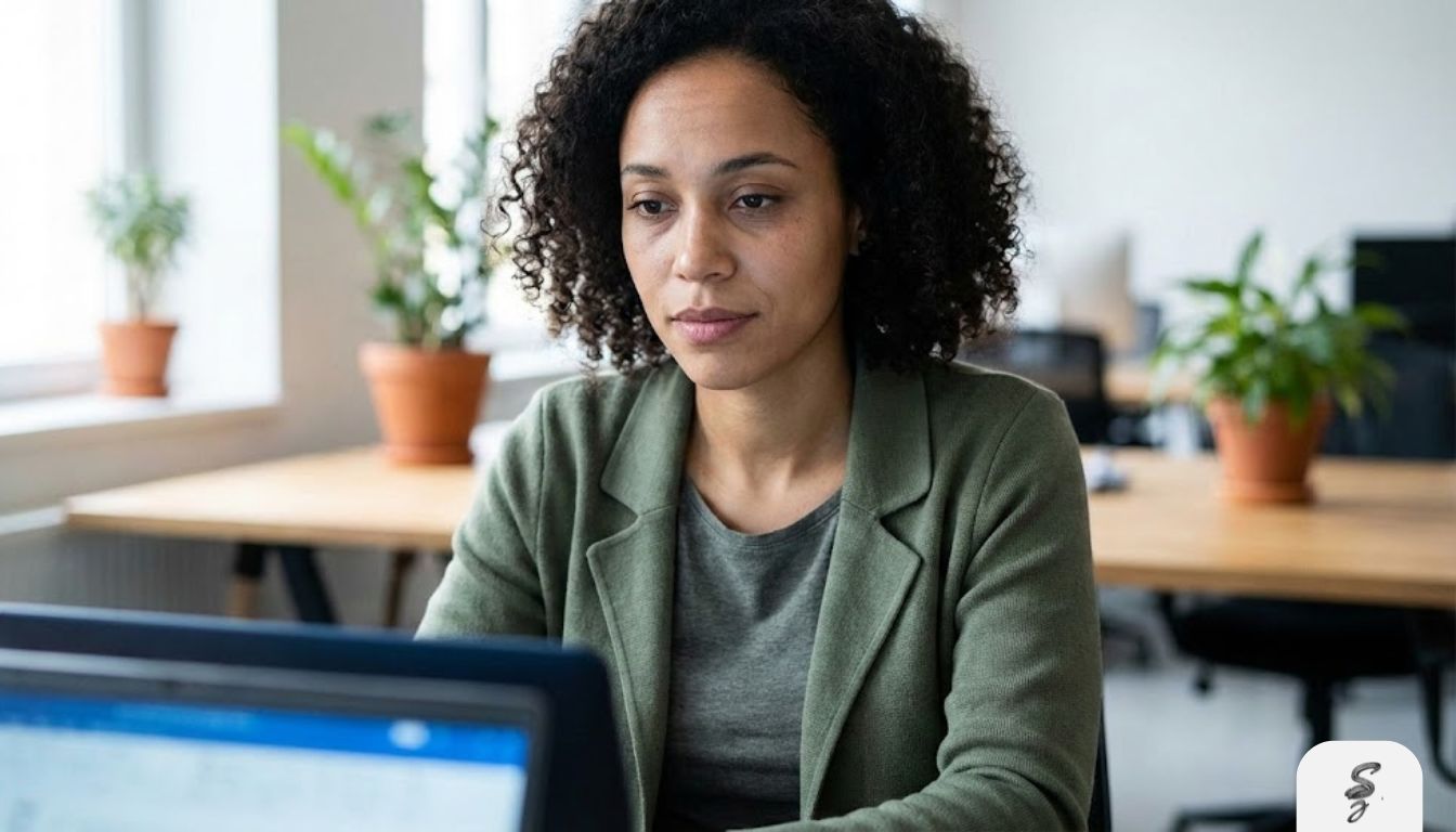 Clinician assessing a patient’s under-eye area during an aesthetic consultation in a modern Dubai clinic before deciding on treatment options.